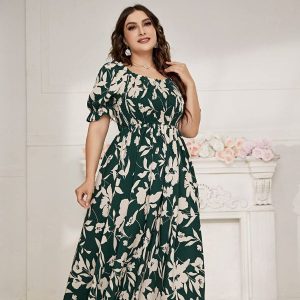 Maxi Floral Print Dress